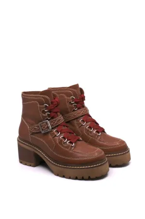 Free People Jasper Hiker Ankle Boot Vintage Tan