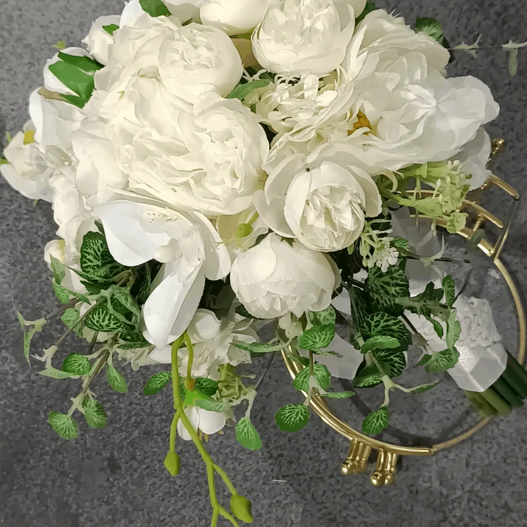 GownLink's Cascading Beauty Bridal Bouquet for Christian & Catholic Wedding B136