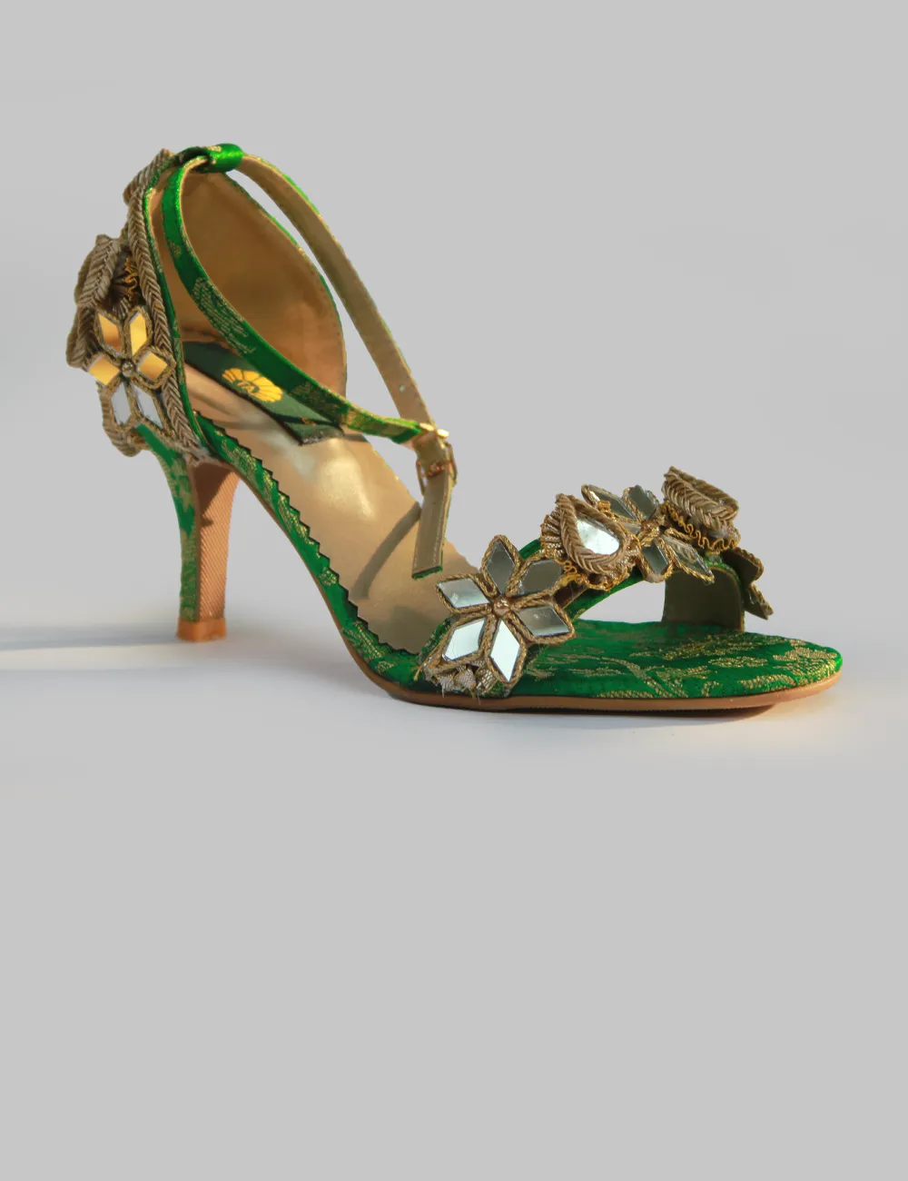 Green | Heel Bridal Sandal