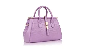 High Quality Embossed Brand Style Genuine Leather Women Handbag