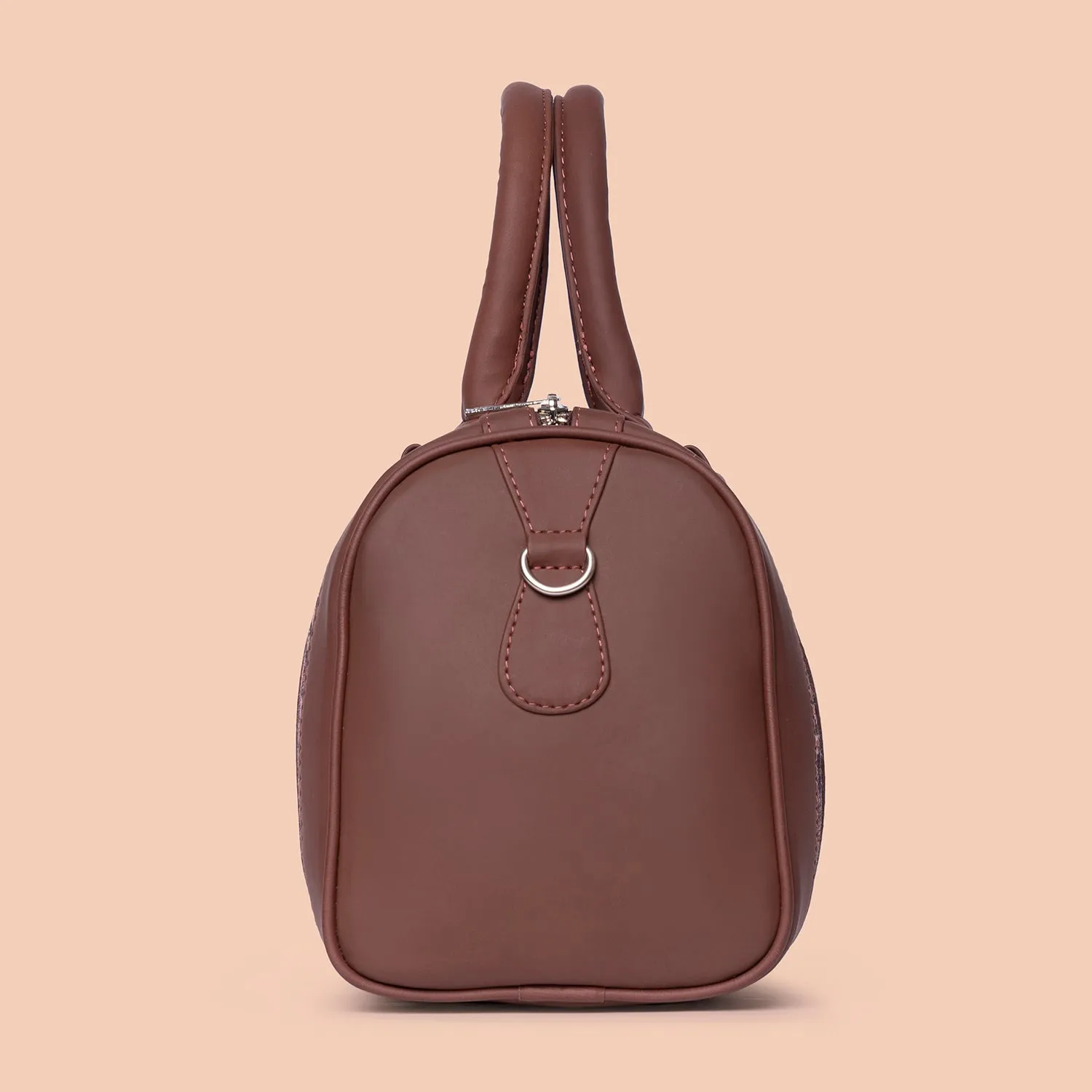 Ikat Brown Multi Wave Handbag