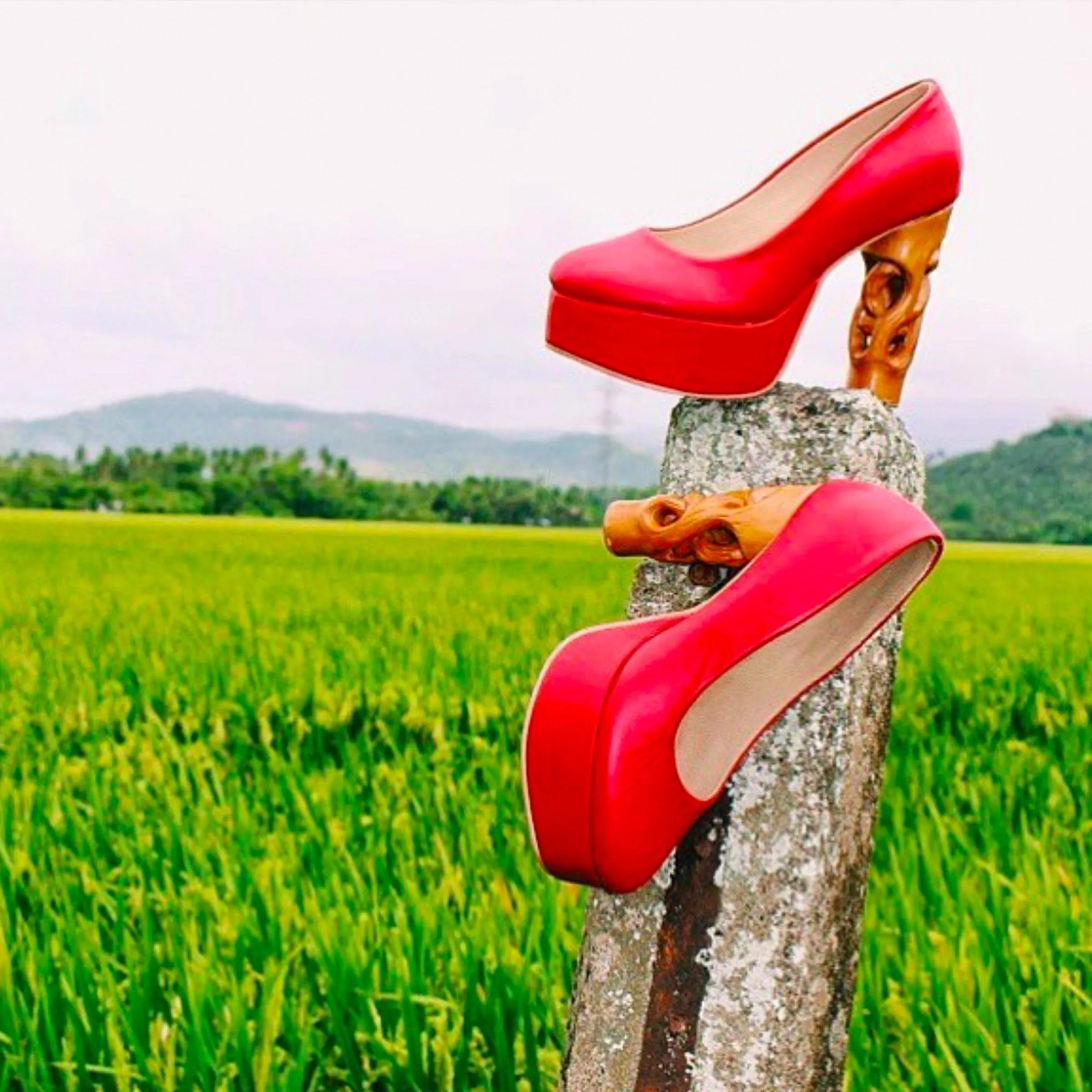 Into the Woods Pumps (with platform)