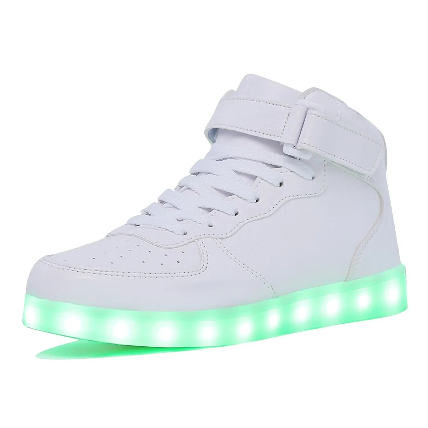 KRIATIV Adult&Kids Boy and Girl's High Top LED Light Up Shoes Glowing
