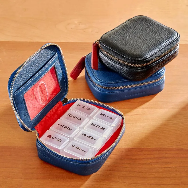 Leather Pill Organizer