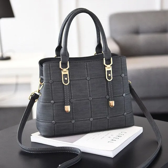 Luxury Handbags Women Bags Designer PU Leather Casual Tote Bag Ladies Hand Bags Women Shoulder Messenger Bag Sac A Main Femme