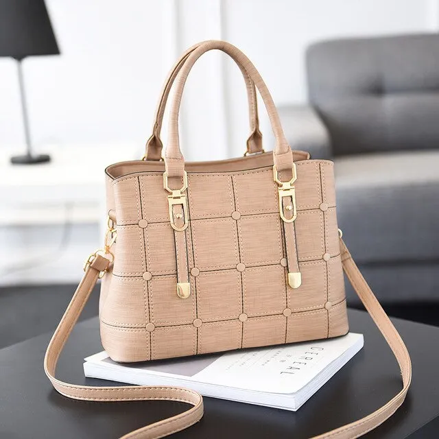 Luxury Handbags Women Bags Designer PU Leather Casual Tote Bag Ladies Hand Bags Women Shoulder Messenger Bag Sac A Main Femme