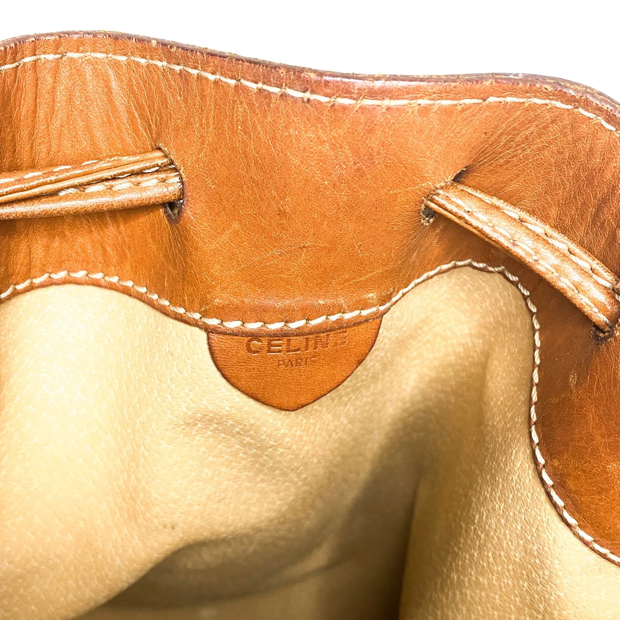 Macadam Triomphe Canvas Bucket Bag