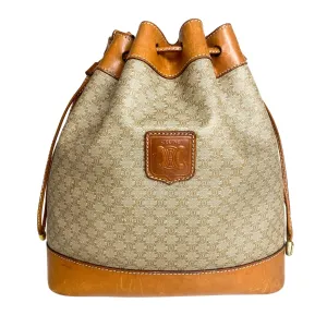 Macadam Triomphe Canvas Bucket Bag