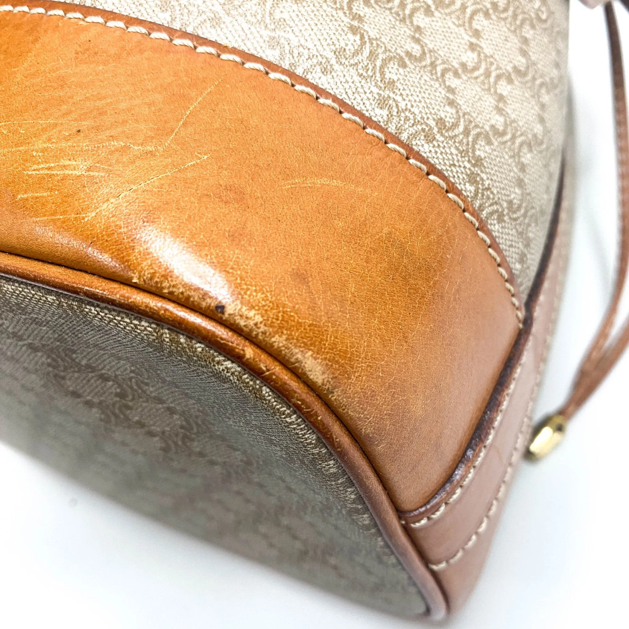 Macadam Triomphe Canvas Bucket Bag