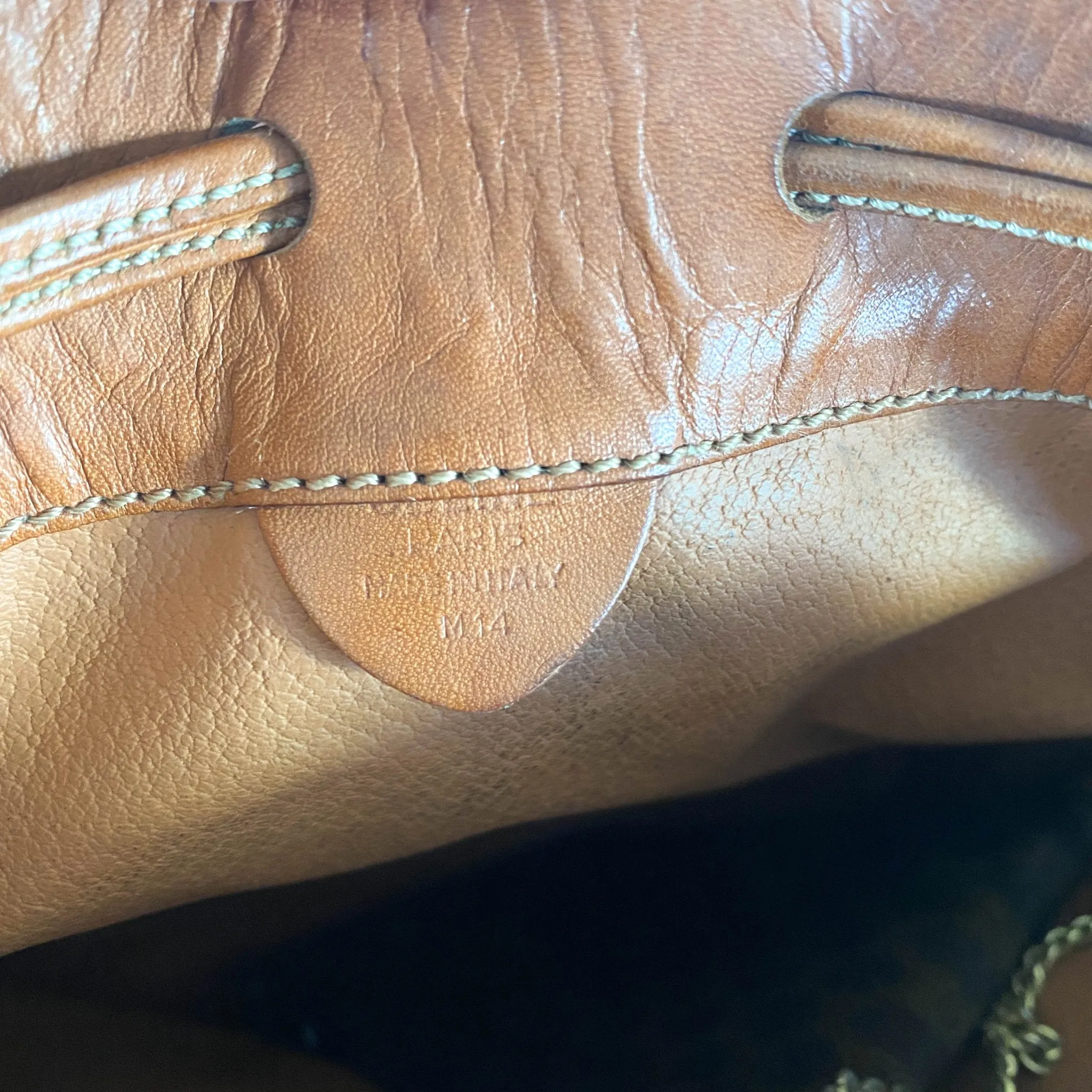 Macadam Triomphe Canvas Bucket Shoulder Bag