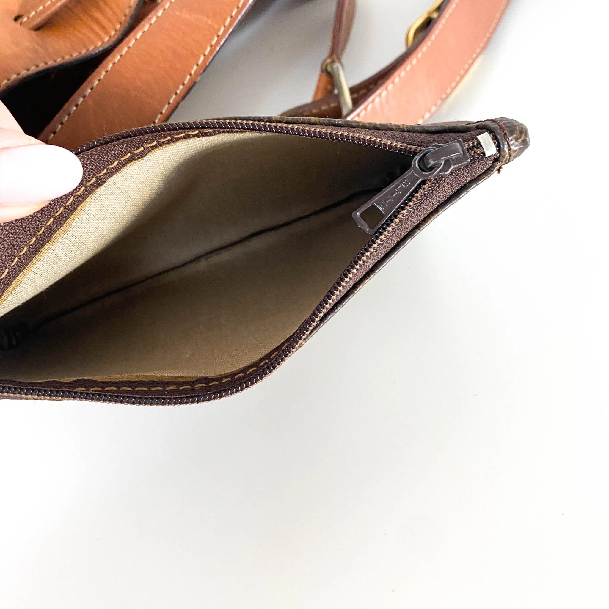 Macadam Triomphe Canvas Bucket Shoulder Bag