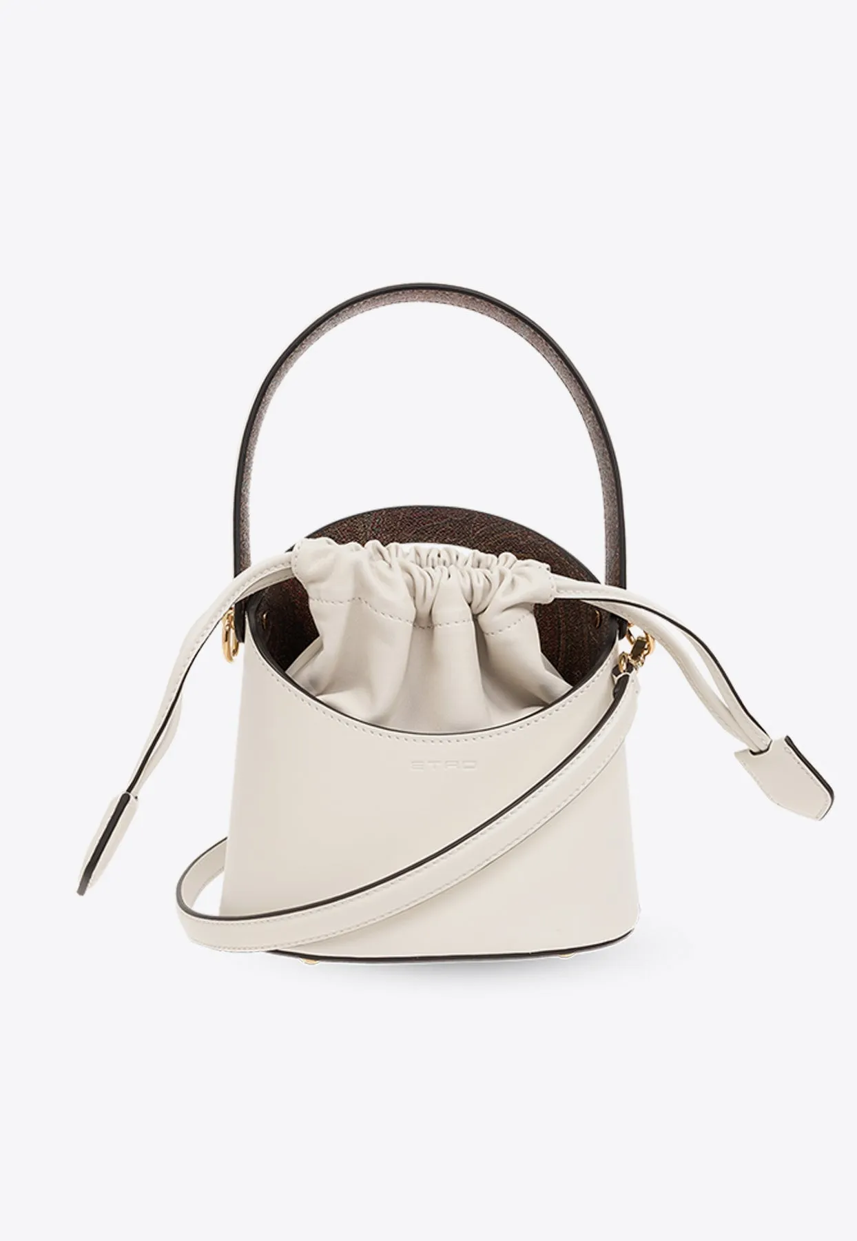 Mini Saturno Leather Shoulder Bag