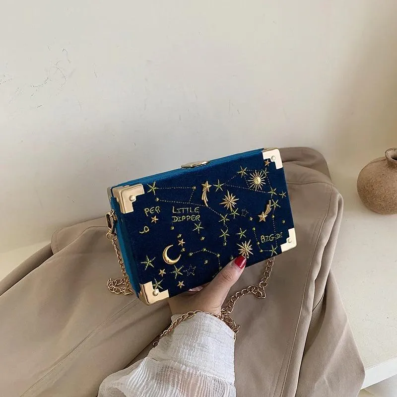 Moon and Stars Mini Crossbody Bag