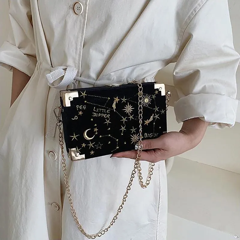 Moon and Stars Mini Crossbody Bag