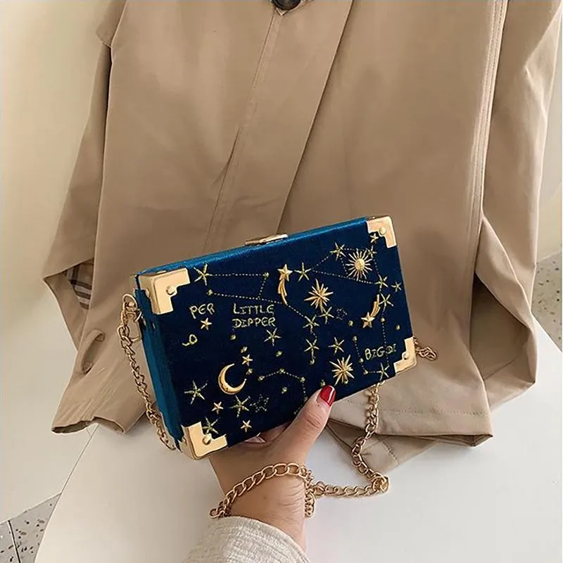 Moon and Stars Mini Crossbody Bag