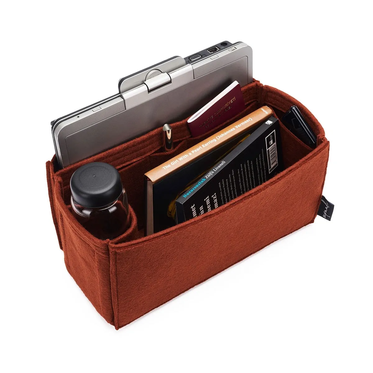 Mulberry Bayswater Tote Organizer Insert, Bag Organizer with Laptop Compartment and Pen Holder