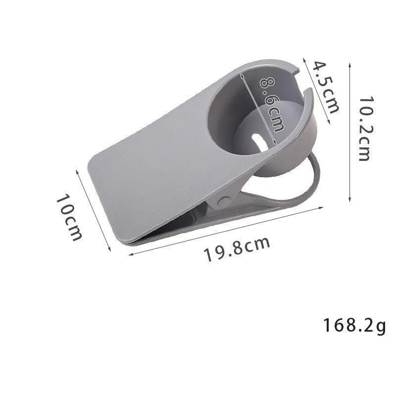 Multi-purpose Large Plastic Desk Cup Holder Tableside Storage Rack Bottle Desk Table Organizer