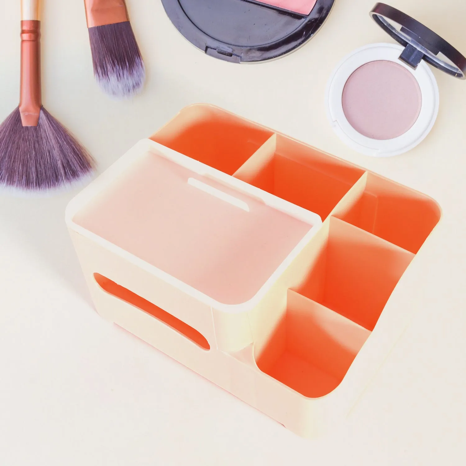 Multi-Purpose Tissue & Stationery Storage Holder (6 Compartments)