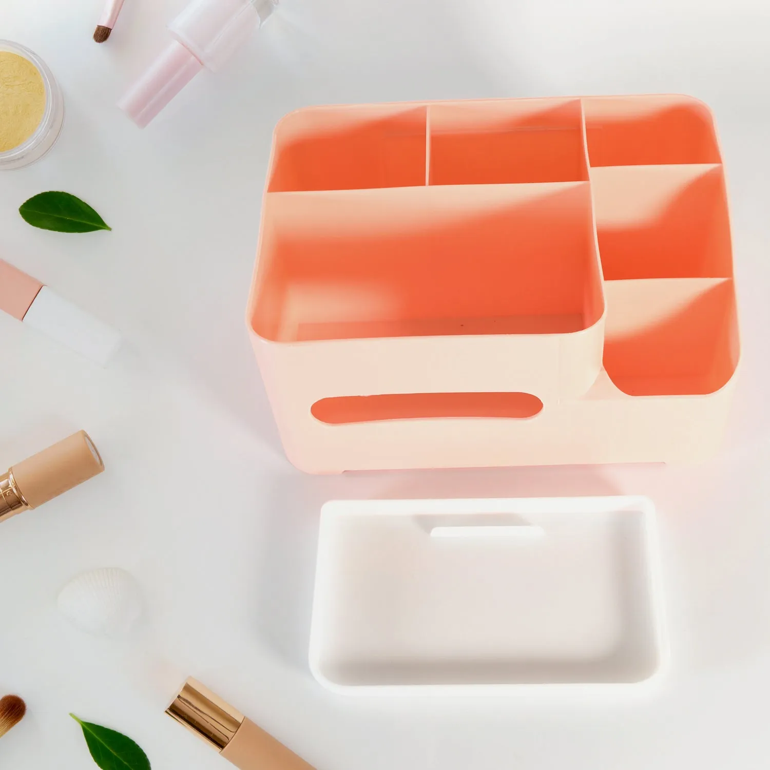 Multi-Purpose Tissue & Stationery Storage Holder (6 Compartments)