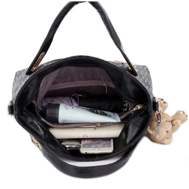 Multifunction 4pcs/Set PU Leather Women’s Bag Set | Shoulder & Handbags