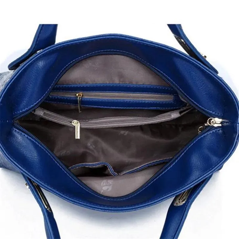 Multifunction 4pcs/Set PU Leather Women’s Bag Set | Shoulder & Handbags