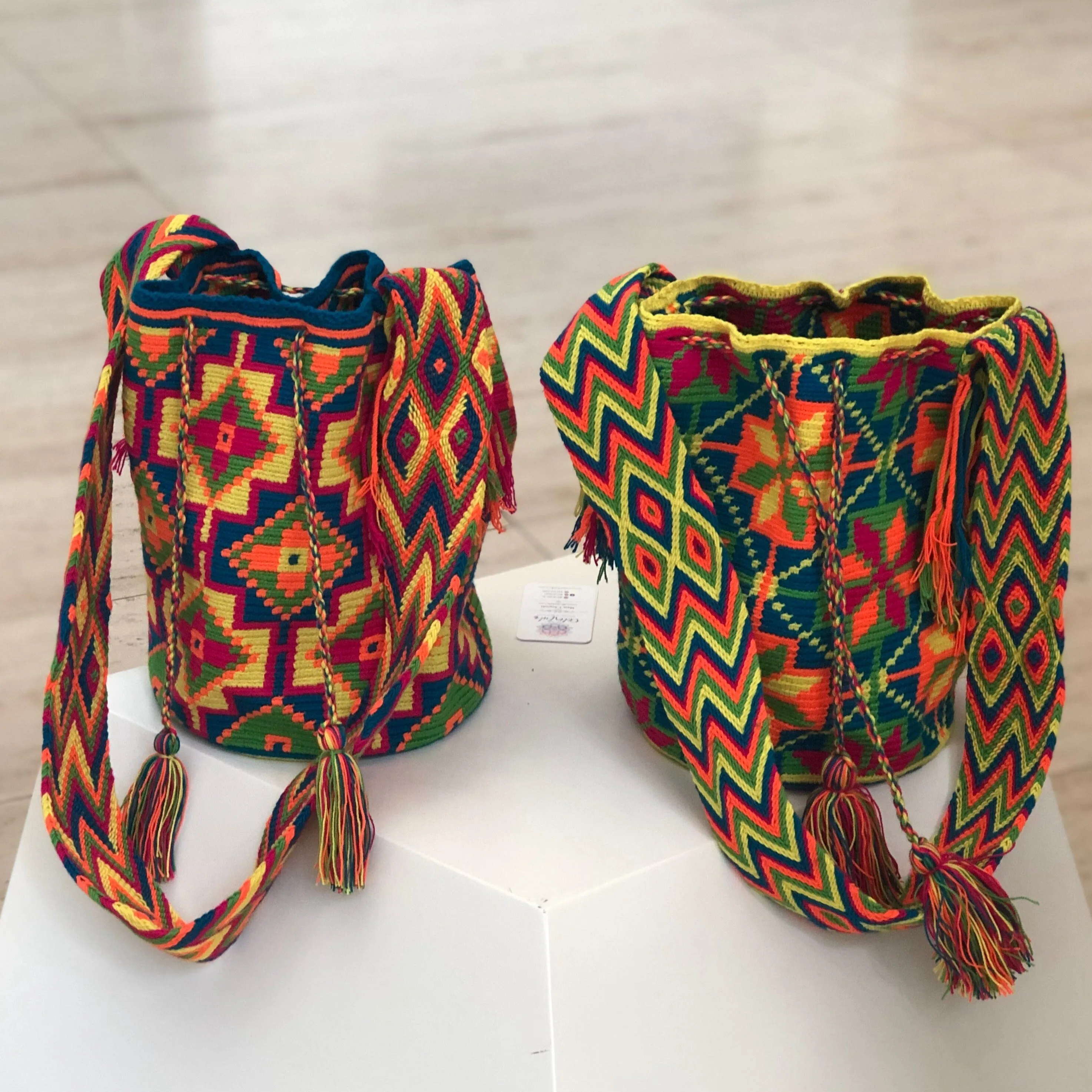 Neon Crochet Bags | Large