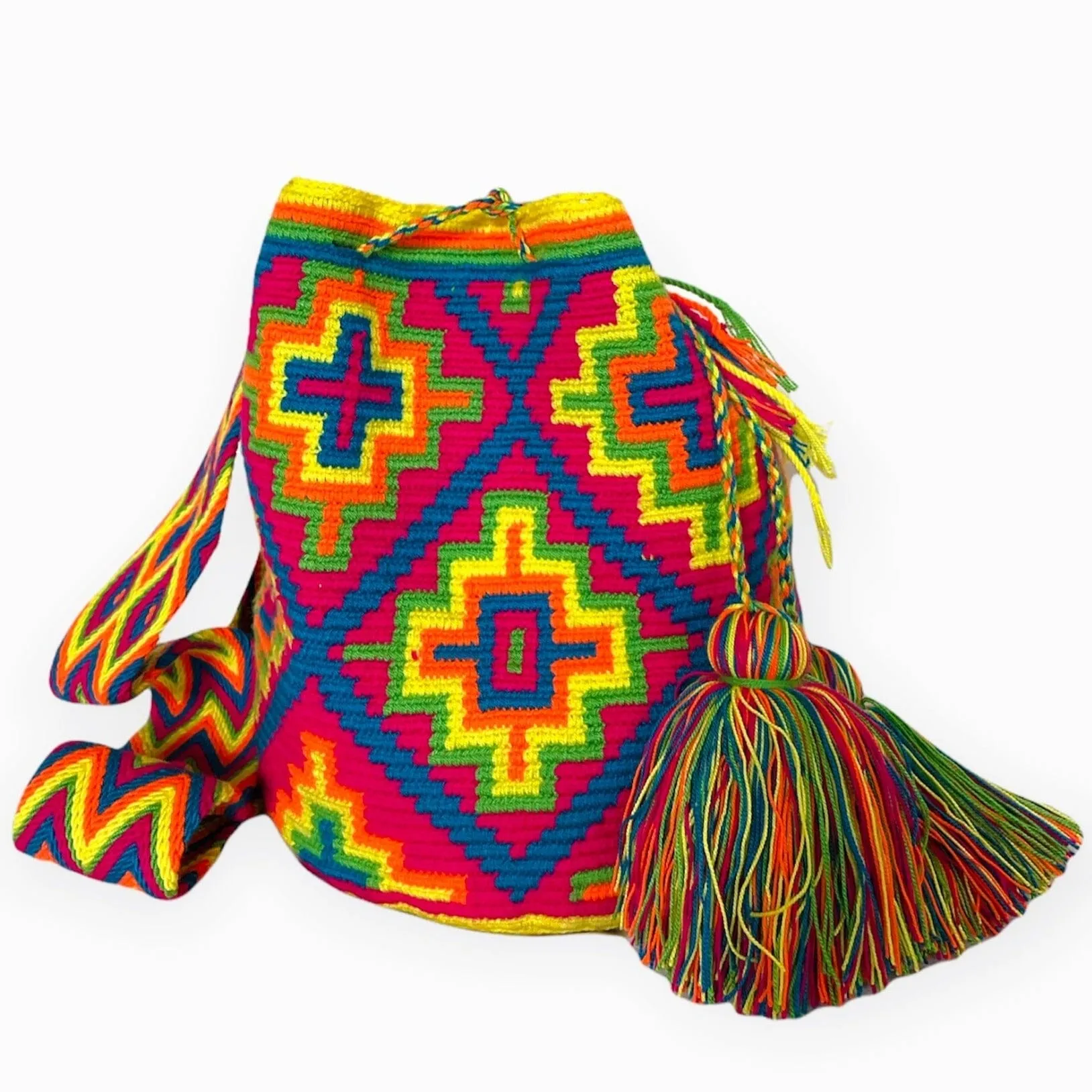 Neon Crochet Bags | Large