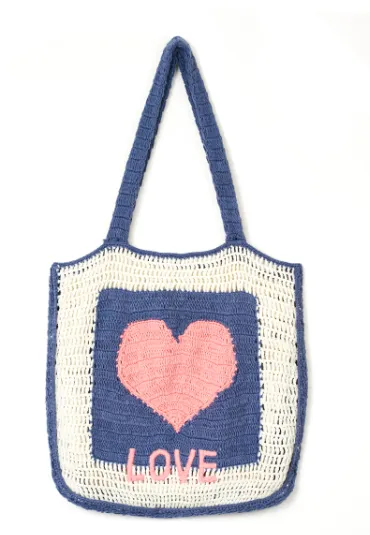 NEVE CROCHET TOTE
