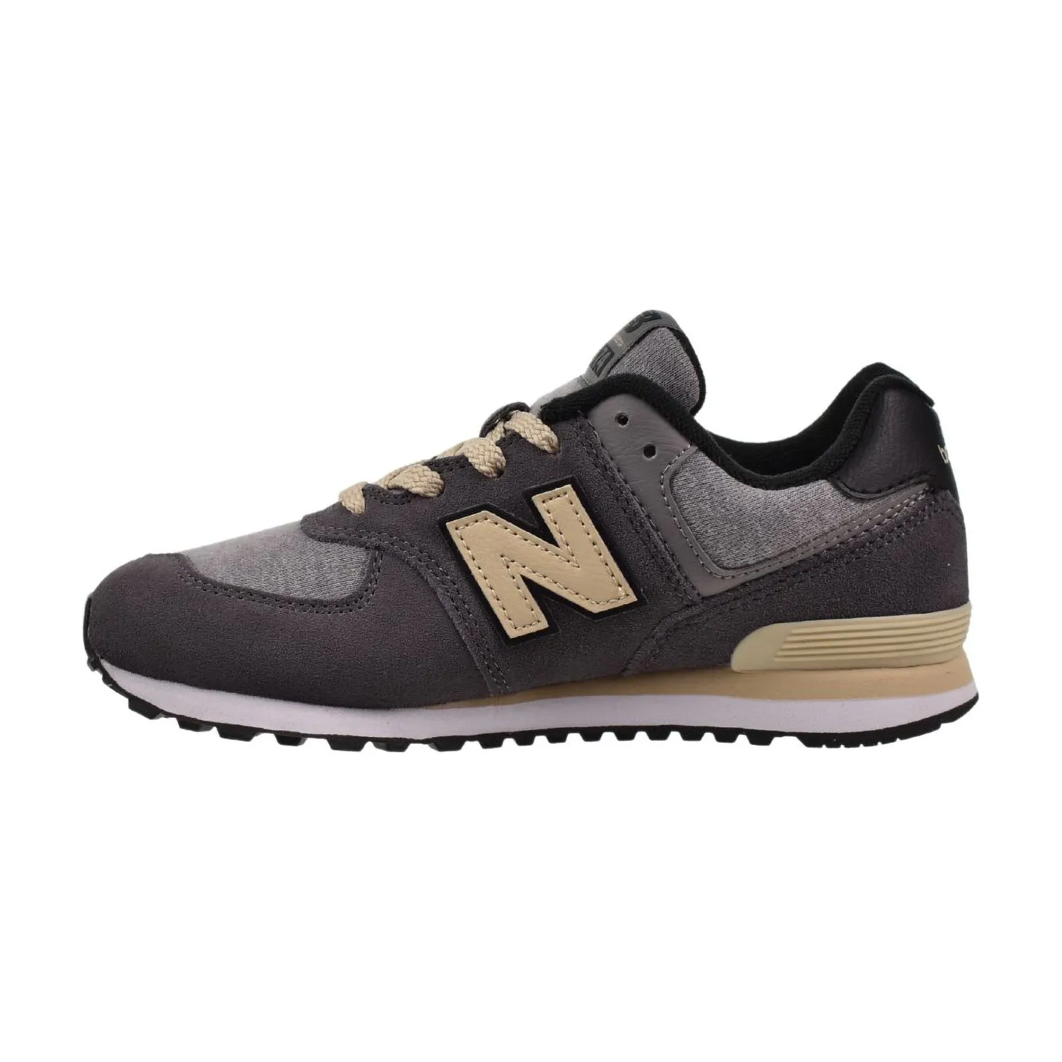 New Balance 574 Little Kids' Shoes Black-Beige
