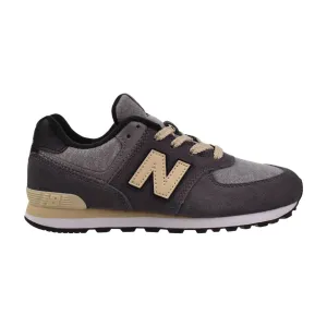 New Balance 574 Little Kids' Shoes Black-Beige