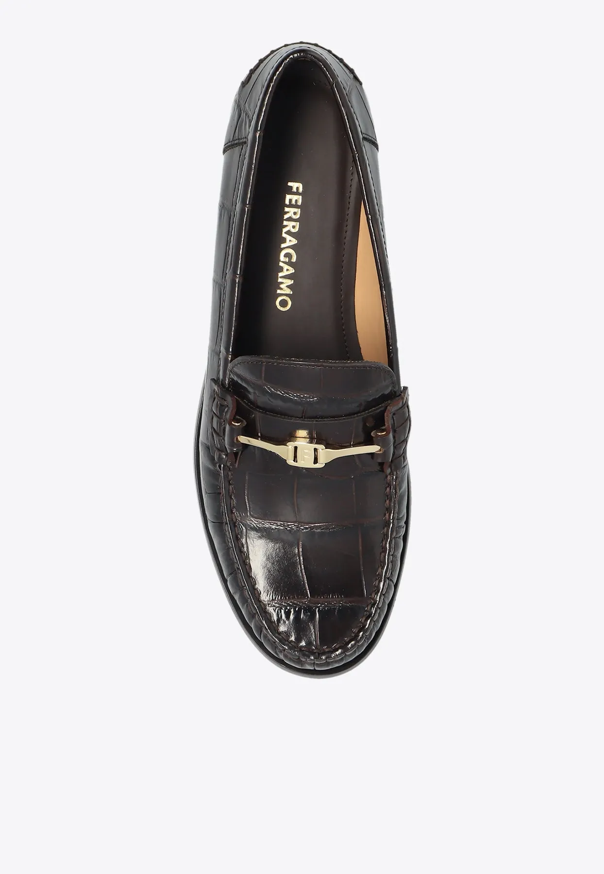 New Vara Chain Leather Loafers