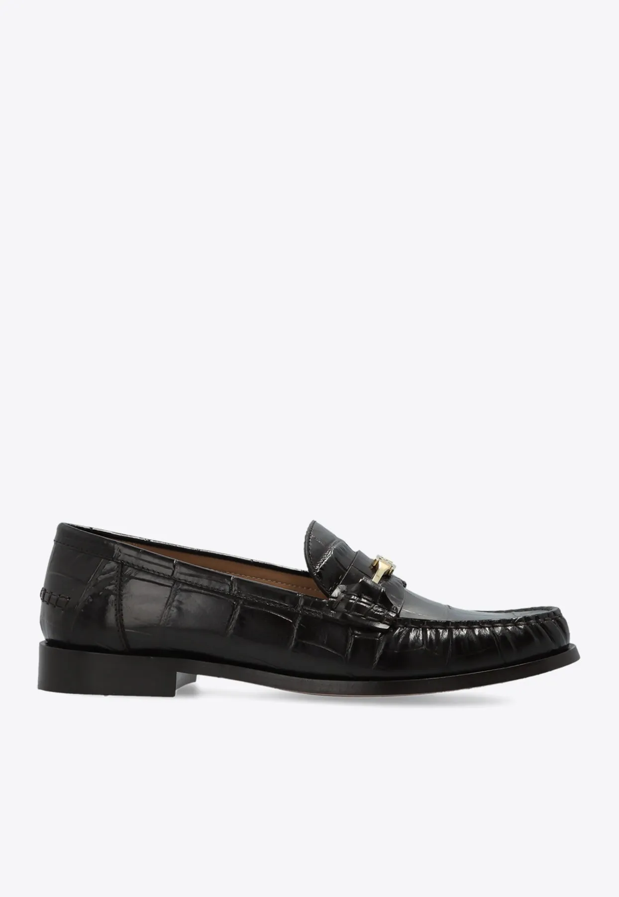 New Vara Chain Leather Loafers