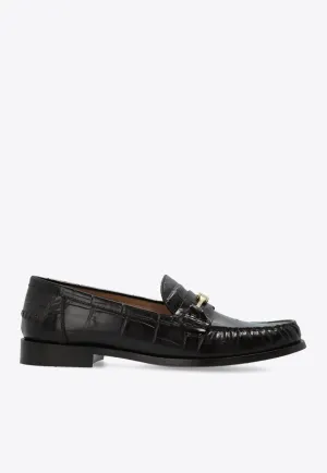 New Vara Chain Leather Loafers