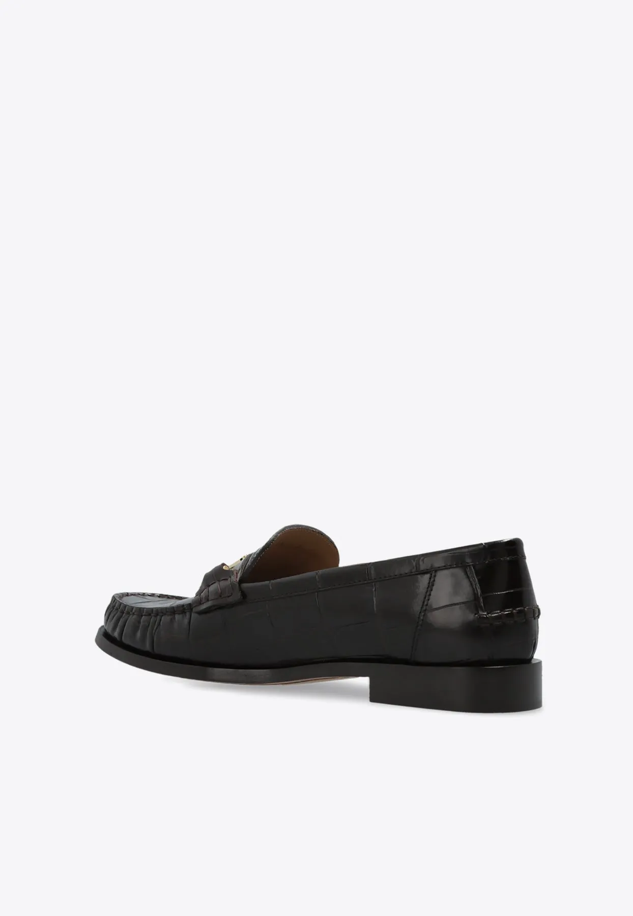 New Vara Chain Leather Loafers