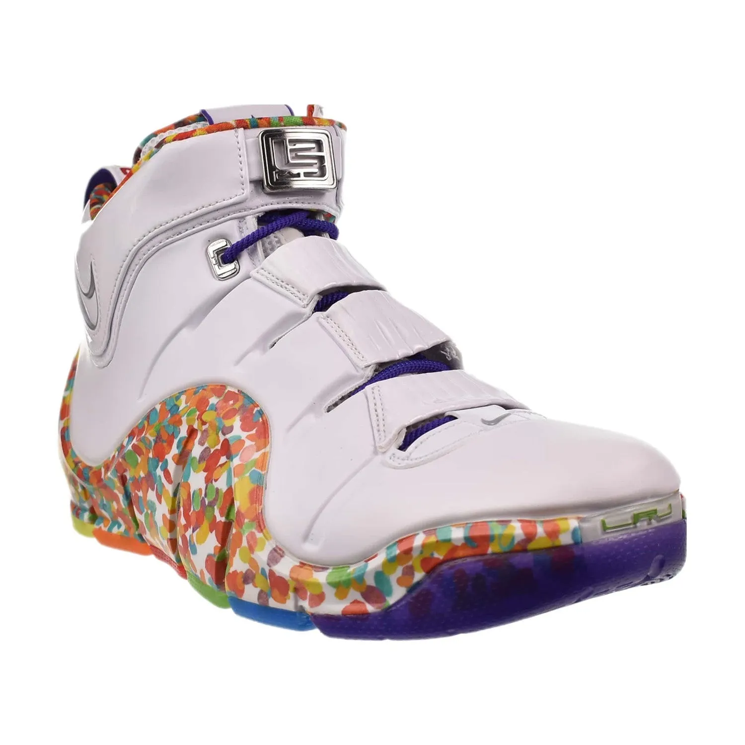 Nike LeBron 4 "Fruity Pebbles" Men's Shoes White-True Red-Mean Green