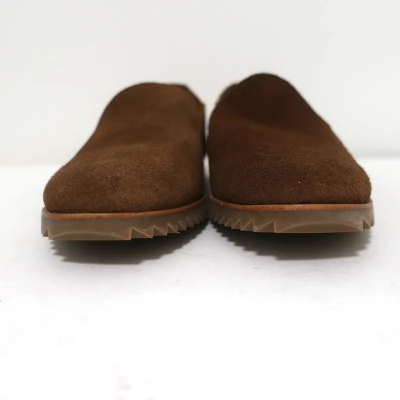 Pedro Garcia Smoking Slippers Yoshi Brown Suede Size 36 Slip-On Loafers NEW