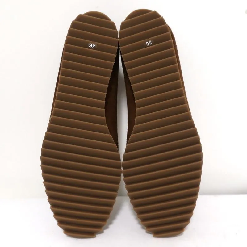 Pedro Garcia Smoking Slippers Yoshi Brown Suede Size 36 Slip-On Loafers NEW