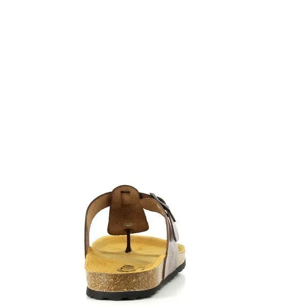 Plakton 100012 Brown Thong Sandals