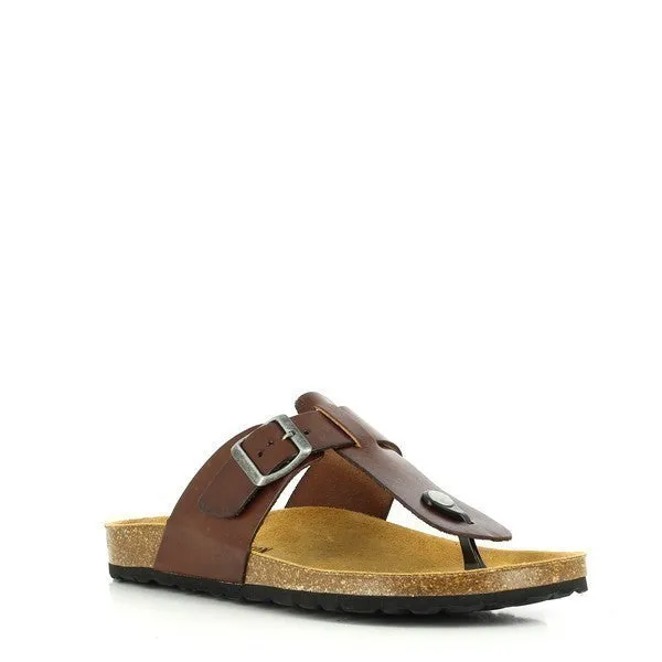 Plakton 100012 Brown Thong Sandals