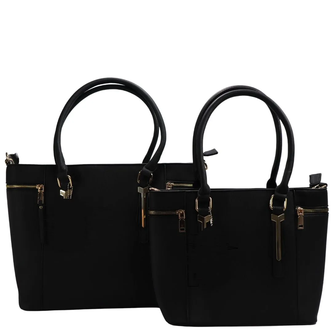 PML1521_RD 2-in-1 Fashion Shopper Set