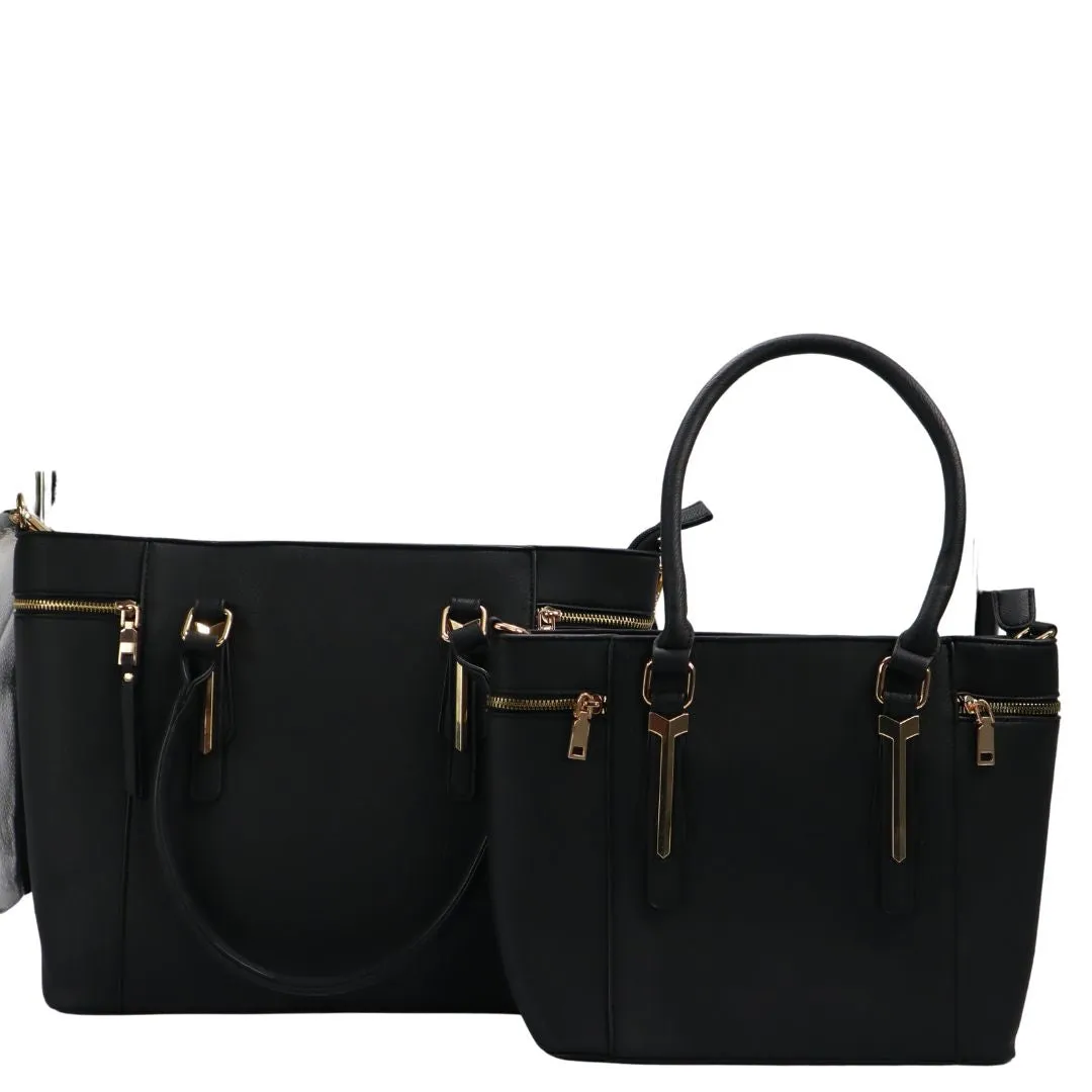 PML1521_RD 2-in-1 Fashion Shopper Set