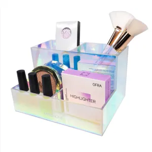 PRISMA MULTI-USE 4-COMPARTMENT ACRYLIC ORGANIZER
