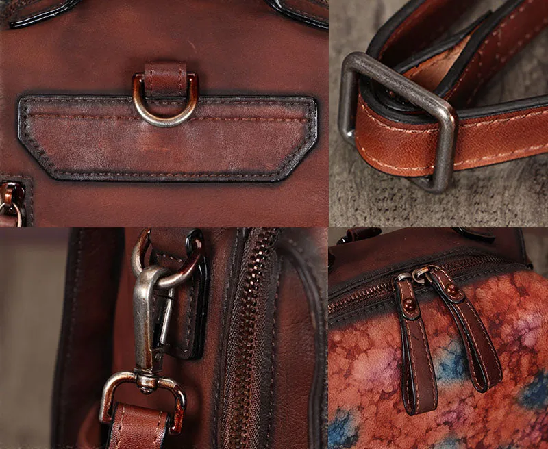 Quilted Womens Designer Leather Backpack Purse Side Bags For Women
