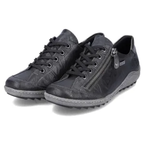 Remonte R1402 Liv 02 Black Leather Sneaker (Women's)