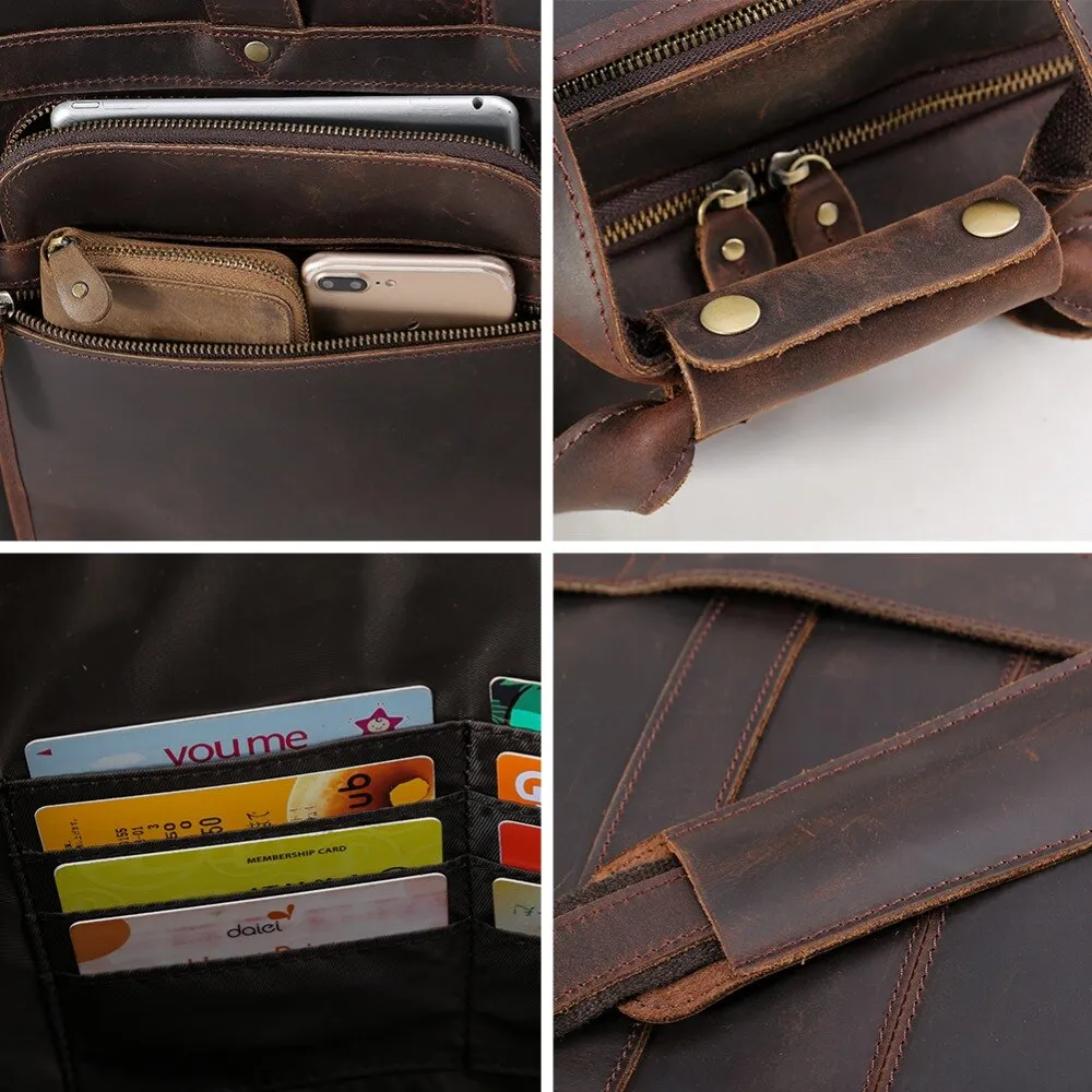 Sidiou Group Handbag Bag Men Travel for Laptop Briefcase Male Crossbody Hand Sling Handles Tote
