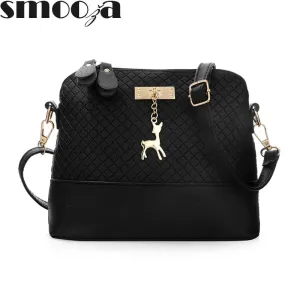 SMOOZA Deer Shell women Bag HOT SALE 2017 Women Messenger Bags Fashion lady crossbody Mini Bag Women Shoulder Bags drop shipping
