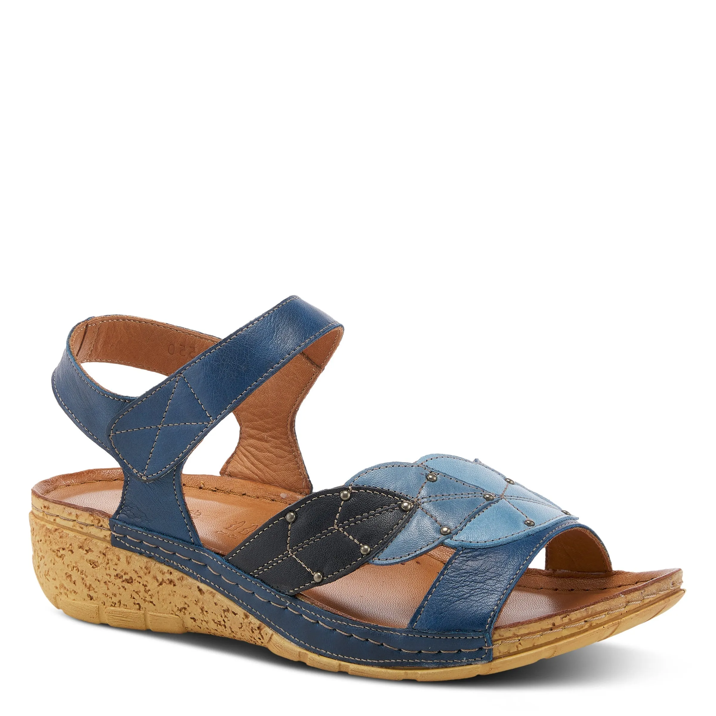 Spring Step Shoes Leaf Quarter Strap Sandals Women's Leather