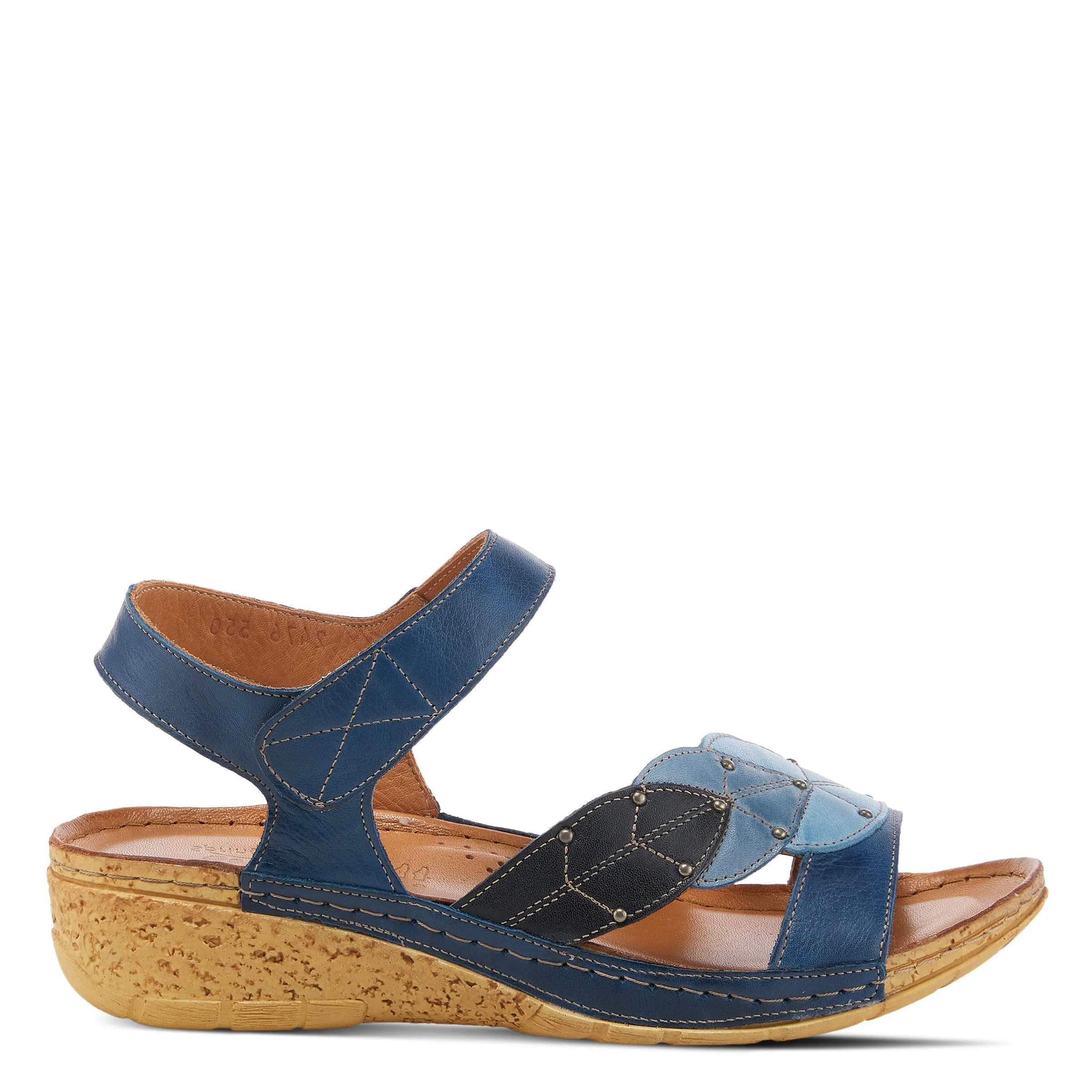 Spring Step Shoes Leaf Quarter Strap Sandals Women's Leather