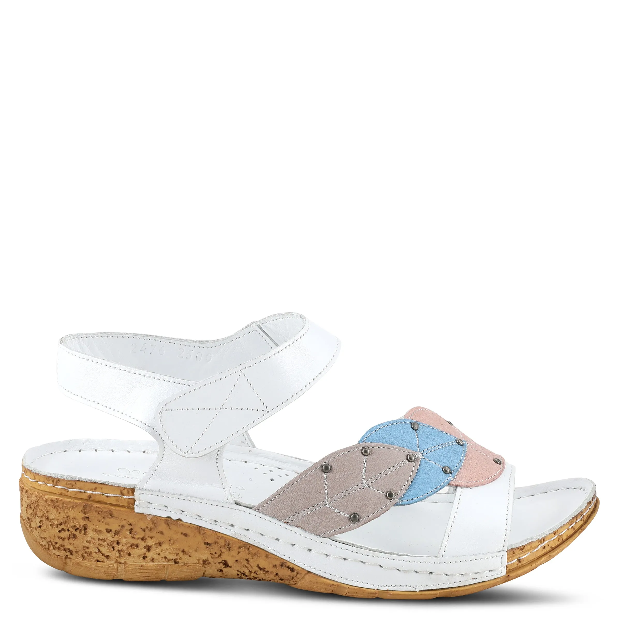 Spring Step Shoes Leaf Quarter Strap Sandals Women's Leather
