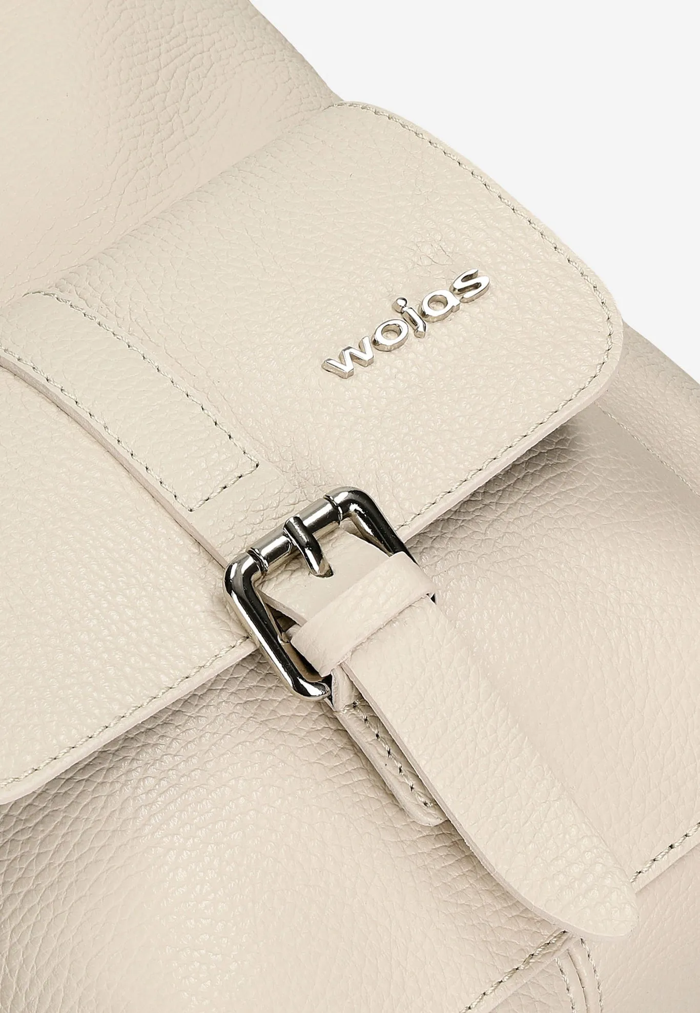 Wojas 2 in 1 Beige Leather Backpack and Handbag | 8002154